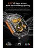 Military Smart Watch for Men with GPS Compass GPT Voice Assistant Smartwatch with LED Flashlight Bluetooth Call Fitness Tracker for Android & iOS
