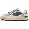 Slip Resistant Abrasion Resistant Low Top Skateboard Shoes Men's White Gray Green 112428054-2