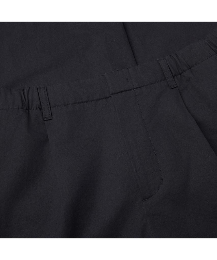 Keoseuuteommellou Black Wide Fit Cotton Setup Pants Cwpas26241Bkx