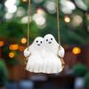 Ghost Decor Ghost Ornaments For Tree Cute Aesthetic Resin Swinging Couple Statue For Kitchen Branch Home Rearview Mirror Outdoor