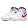 Jordan 1 Mid White Red Royal Women's BQ6472-164