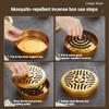 Mosquito Coil Holder Portable Mosquito Coils Tray Anti-Mosquito Repellent Tools Camping Use Insect Prevention Home Decor