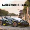 Lamborghini Huracan EVO Supercar Simulation Diecast & Toy Vehicles Sounds & Light Pull Back Car 1:32 Alloy Collection Model