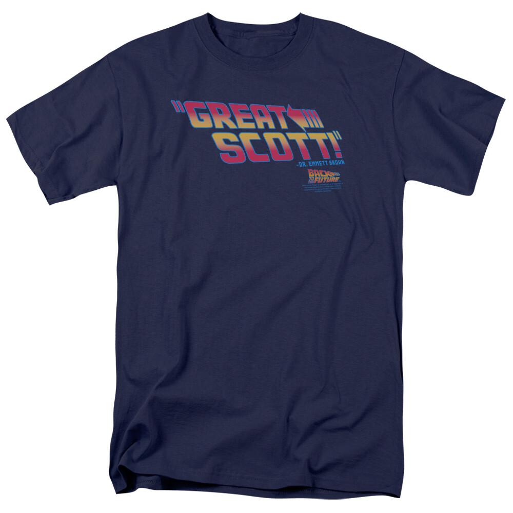 Back To The Future  Great Scott  T-Shirt or Sleeveless Tank - through 5X Unisex T-Shirt M