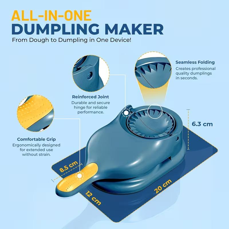 Manual Dumpling Maker Plastic Press Mold Kitchen Tool for Homemade Dumplings Gyoza Empanadas Pastry Wrapper Maker Holiday Cooking Gadget