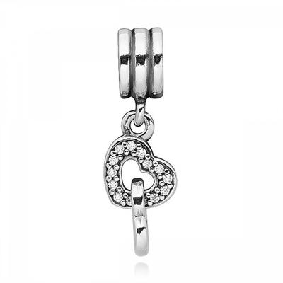 PAndora 791242cz Interlock Herz Anhänger und Hänger Silber Charm