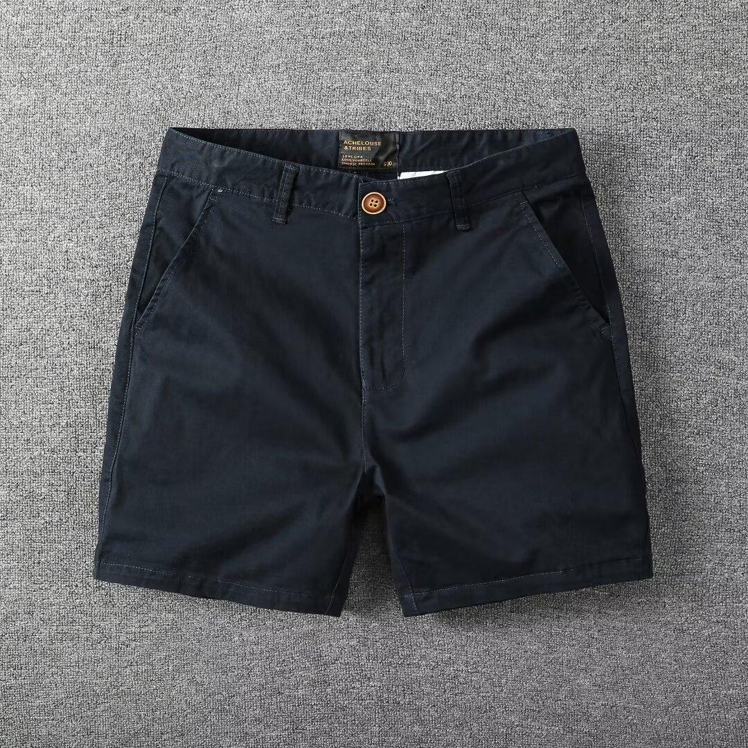 

Men s Summer Slim Casual Straight Work Shorts Simple Handsome Slightly Elastic Three-Point Beach Pants 26