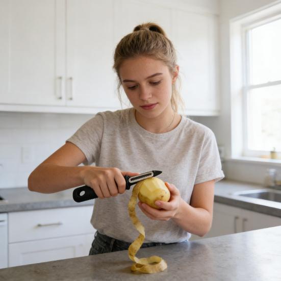 Potato Peeler Swivel Vegetable Peeler Ultra Sharp Y Shaped Fruit Peeler with Soft Grip Handle And Stainless Steel Blade Kitchen Essential for Veggie