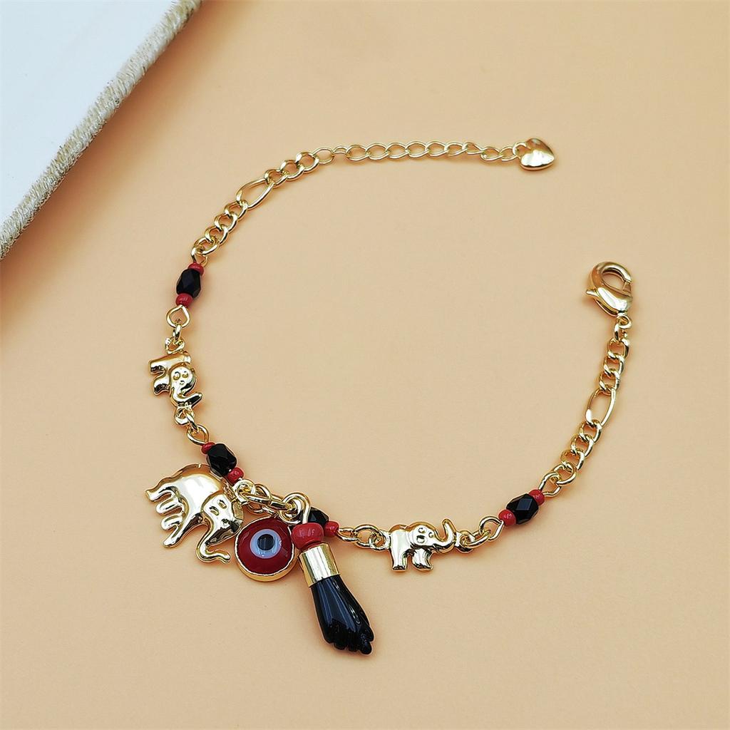 Creative Jewelry Birthday Gifts Bracelets Personality Small Elephant Children Bracelet Pendant Women Fashion Delicate Daily Wear