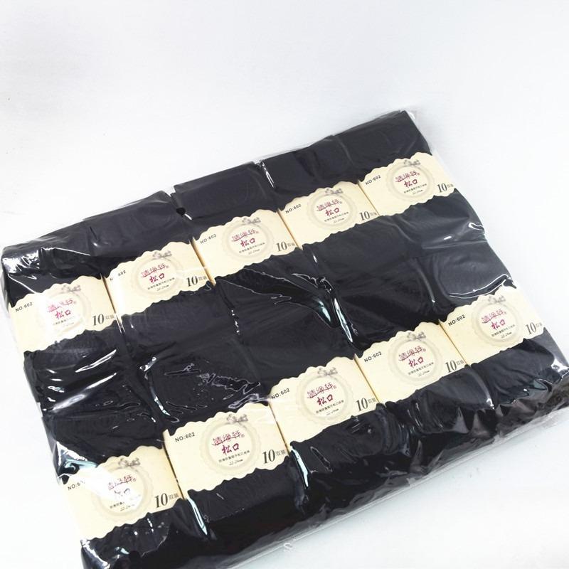10 Pairs of Summer Light-weight Women's Loose-spun Steel Wire Stockings, Anti-slip, Straight Tube, Plain Style, Long-length Stockings