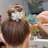 Acrylic Jelly Flower Hair Clip for Women's Fashion Hairpin Balls Head Hair Claw Shark Clip Girls Hair Accessories