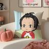 KKotaroS LLives AAlone Cushion Cover Pillowcase Short Plush Invisible zipper Room Sofa Cushion Cover