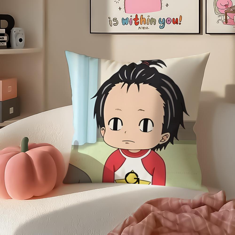 KKotaroS LLives AAlone Cushion Cover Pillowcase Short Plush Invisible zipper Room Sofa Cushion Cover