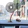Portable Car Fan 3 Speeds Adjustable Car Fan For Driver Powerful USB Cooler Gadgets Enhance Air Circulation For Truck Golf Cart