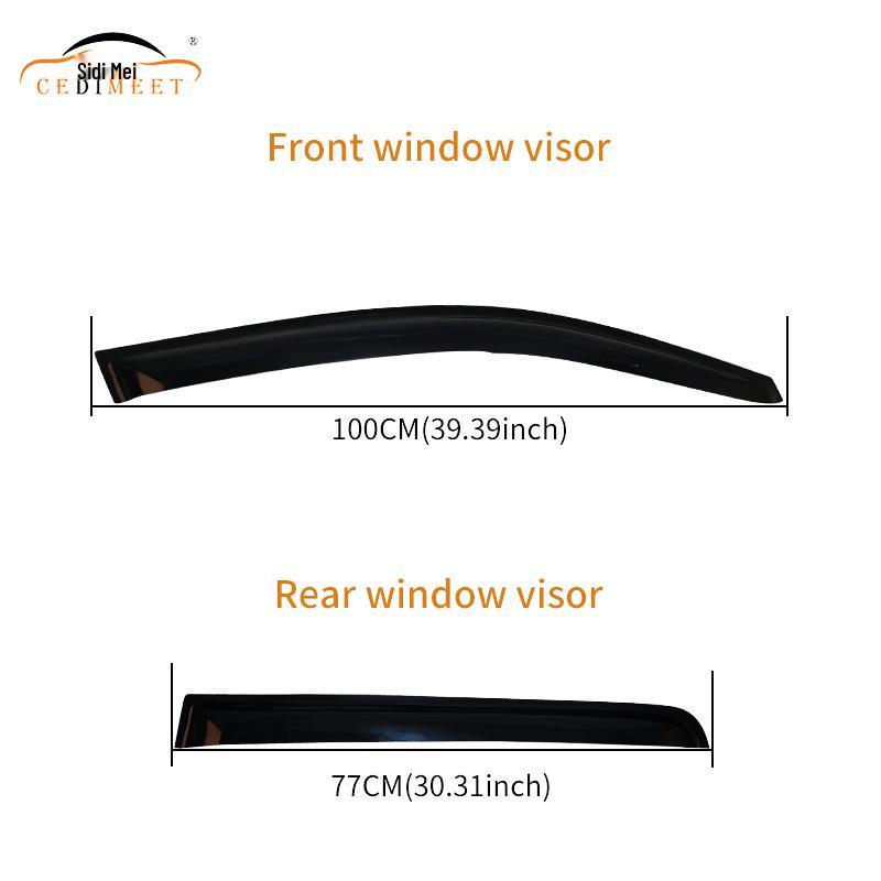 Mitsubishi Outlander Window Rain Visor for Car Modification