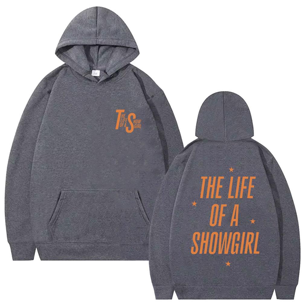 The Life of A Showgirl Album Merch Hoodie Men Women Fashion Oversized Pullover Unisex Vintage Casual Fleece Sweatshirt