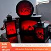 LED Simulated Flame Lamp Night Light Retro Style Atmosphere Decorative Fireplace Lamp European Style Creative Ornament Portable