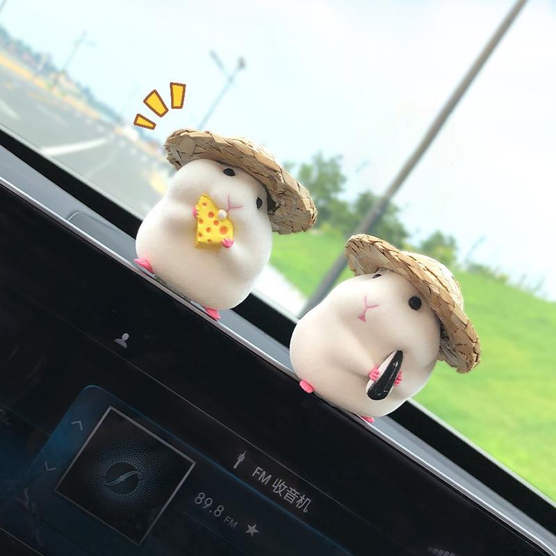 Ood Hamster-Auto-Ornamente, Fenster-Seiten-Auto-Innenzubehör, Dekorationszubehör