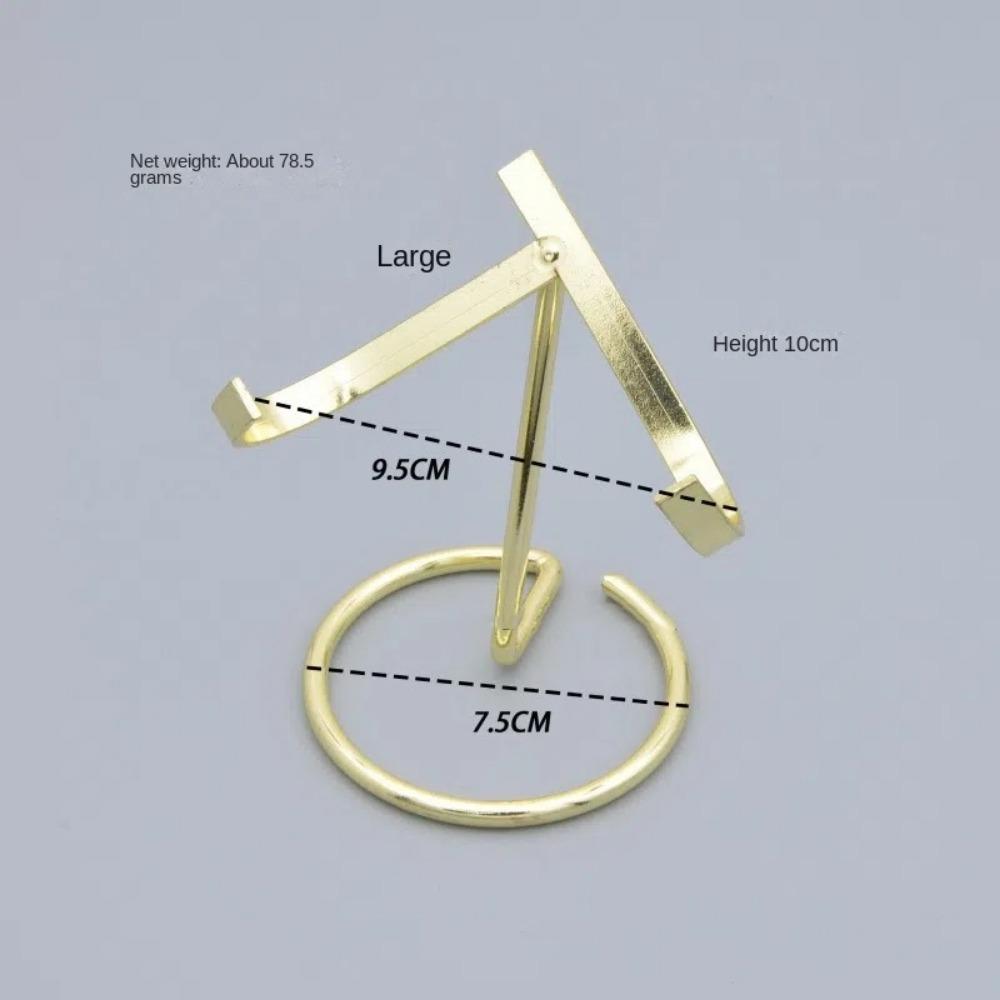 New Metal Crystal Ball Holder Mini Platinum Iron Crystal Ball Ornament Rack Display Stand For Rocks