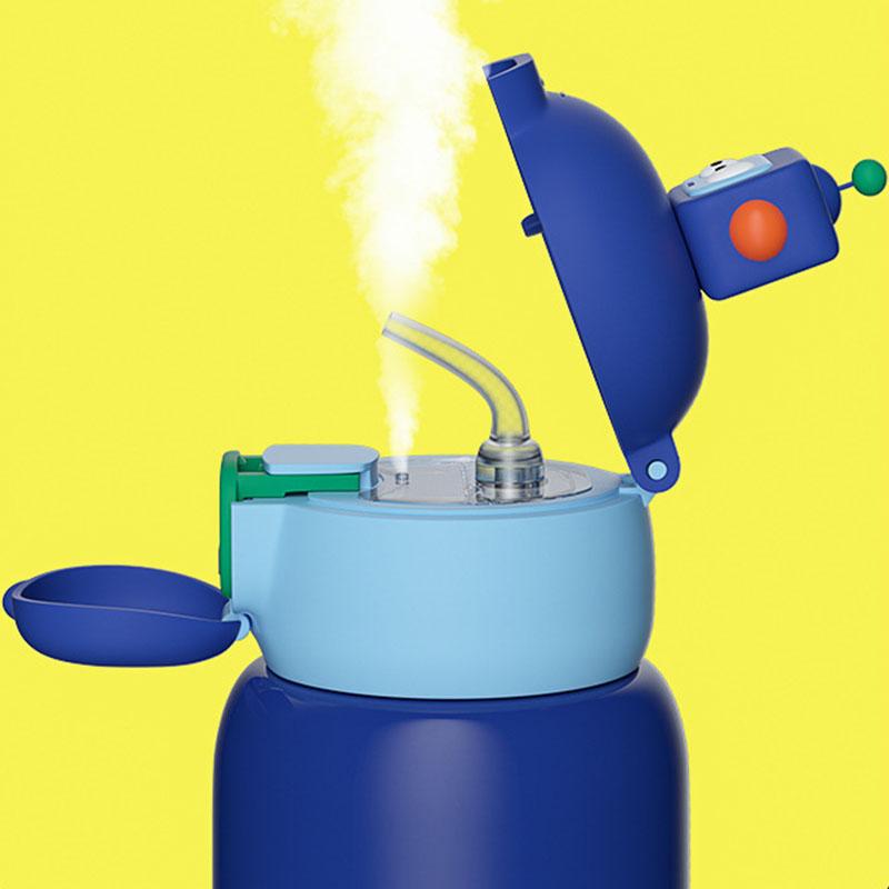 450ml Drinking Mug Insulated Bottle Beverage Tableware Thermocup Baby Thermos Mug for Kids Girls Boys Thermal Water Bottle Mug