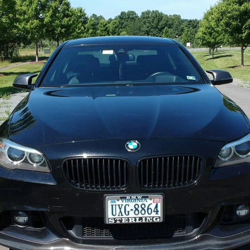 M Look Mirror Cover for BMW 5 6 7 Series F10 F11 F18 F07 F06 F12 F13 F01 F02 LCI RearView Carbon Fiber Pattern Mirror Case