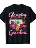 Funny Camping Slogan Tshirt If Im Drunk Its My Camping Friends Fault With Flamingo Print Short Sleeve Tops Outdoor Wear