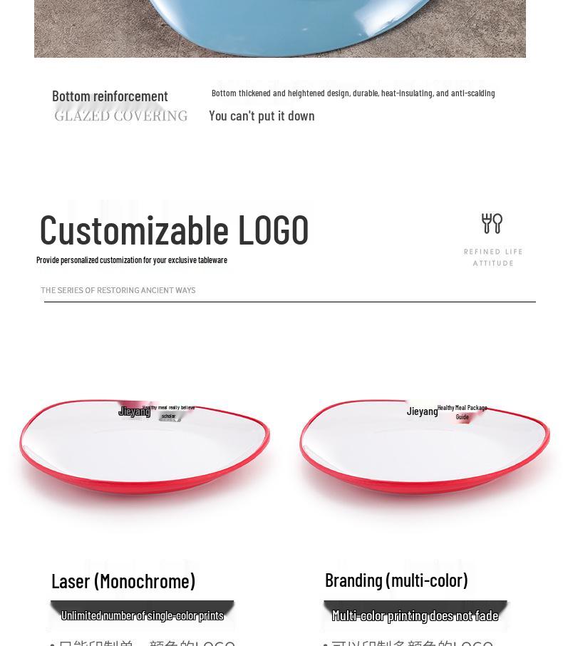 Melamine Porcelain Triangular Plate for Hot Pot & BBQ Restaurant Use