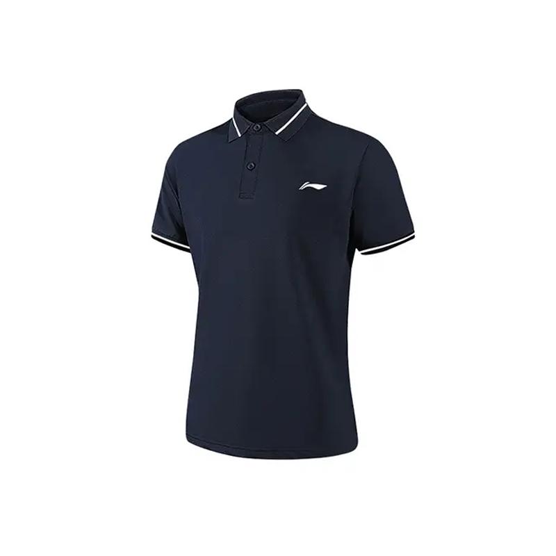Li Ning Polo Shirt Men s Dark Ship Blue YPLW079-1 3XL
