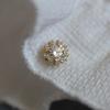 925 Sterling Silber Einfache Diamant Gold Kleine Sonne Anhänger Halskette Frauen Licht Luxus Hochzeit Schmuck Zubehör