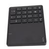 Vbestlife 22-Key Wireless Numeric Keypad with Touchpad, Wireless BT4.2 Rechargeable, Compatible with iOSWindows (Black)