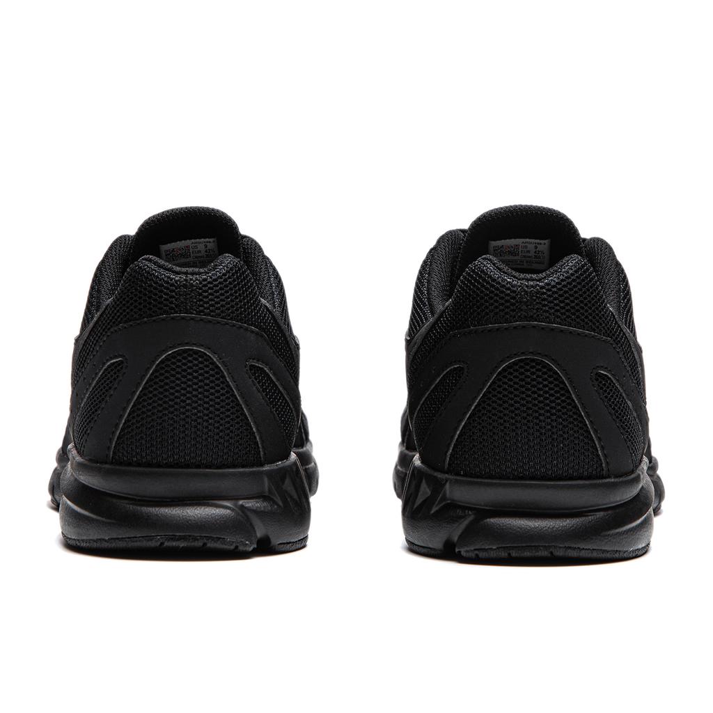 Li-Ning Mesh Weiche Sohle Rutschfest Abriebfest Low-Top Laufschuhe Herren Sneaker Schwarz ARSU109-3