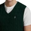Polo Ralph Lauren Cable Knit Cotton Sleeveless Vest Men Tops Green 710970288-002
