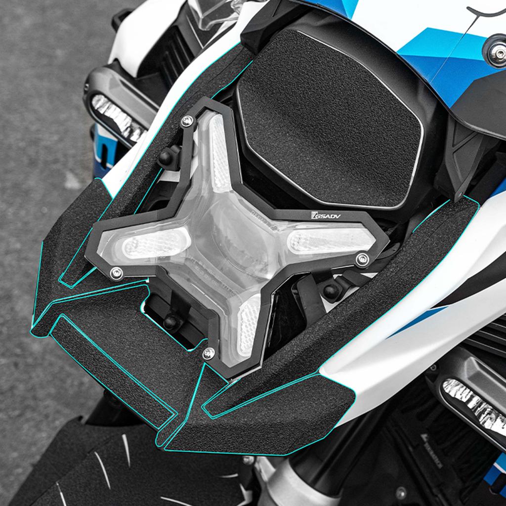 For 2025 BMW R 1300 GS ADV Thick Armor Film Tank Pad Full Body Decal Set - Anti-Scratch Shockproof Custom Styling High-Adhesion