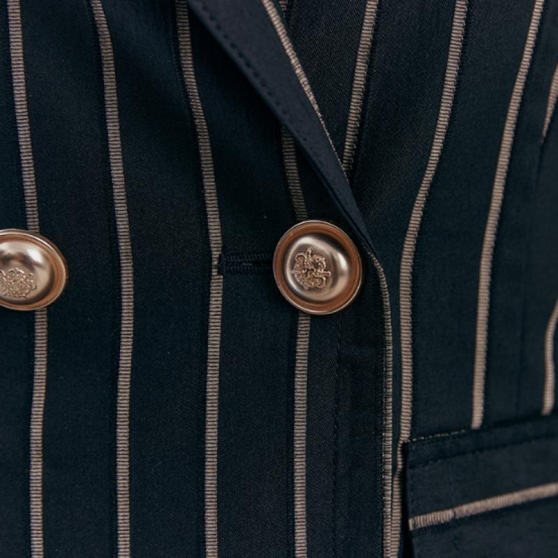 Maxza Stripe Volume Sleeve Tailored Jacket Cc08qj306on