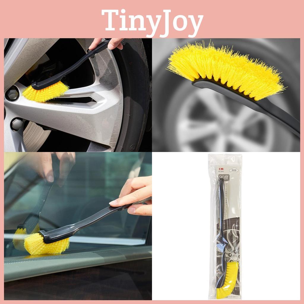 Miękka szczotka do czyszczenia kół samochodowych z włosiem z nylonu do detalingu