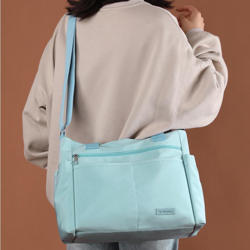 Mode Frauen Umhängetaschen Große Kapazität Multifunktions Reise Handtaschen Wasserdichte Nylon Leichte Messenger Taschen für Frauen