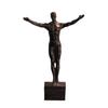 Unique Climbing Man Wall Sculptures European Style Abstract Character Pendant  Home Decor
