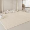 "2024 Cream Washable Luxury Carpet & Sofa Blanket for Living Room and Bedroom"