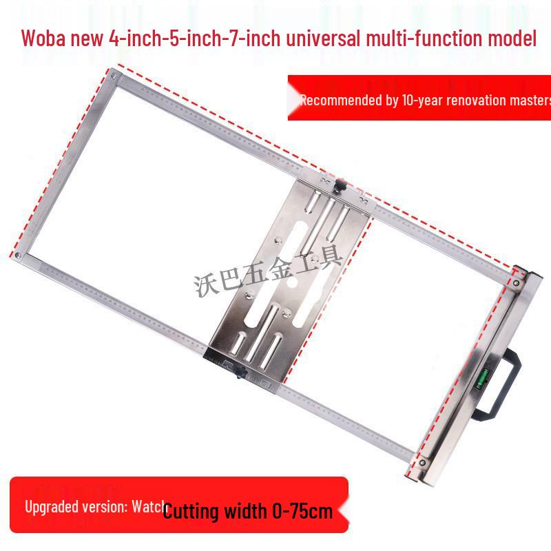 Multifunktionale tragbare Schneidemaschine mit fester Halterung und Edelstahl-Holzbrett