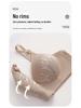 Cross-Border Large Front Buckle Wireless Bra with Side Support and Jacquard Design