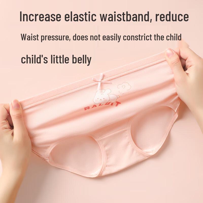 Langsha Girls' Pure Cotton Briefs