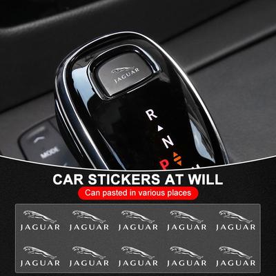 Car Window Lift Button Sticker Steering Wheel Emblems Decal For XF XE XJ F-Pace X-Type S-Type F-Type E-Pace I-PACE XK