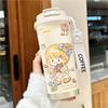 Fairy Tale Girl Coffee Thermos Cup for Men and Women 1011 New High Value Large Capacity Small Portable 111 Stainless Steel