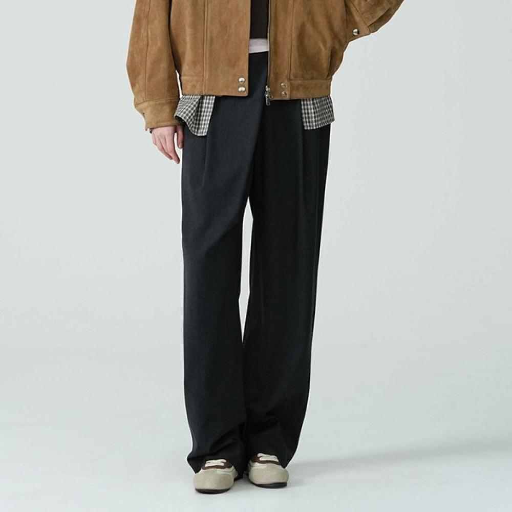 

On On Wrap One Tuck Pants New5wl922 DARK GREY/M_02