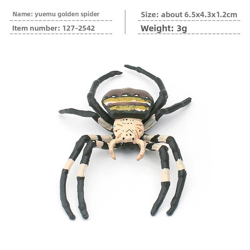 Spider Model Set With Plastic Material For Home Decor And Gift For Nature Lovers