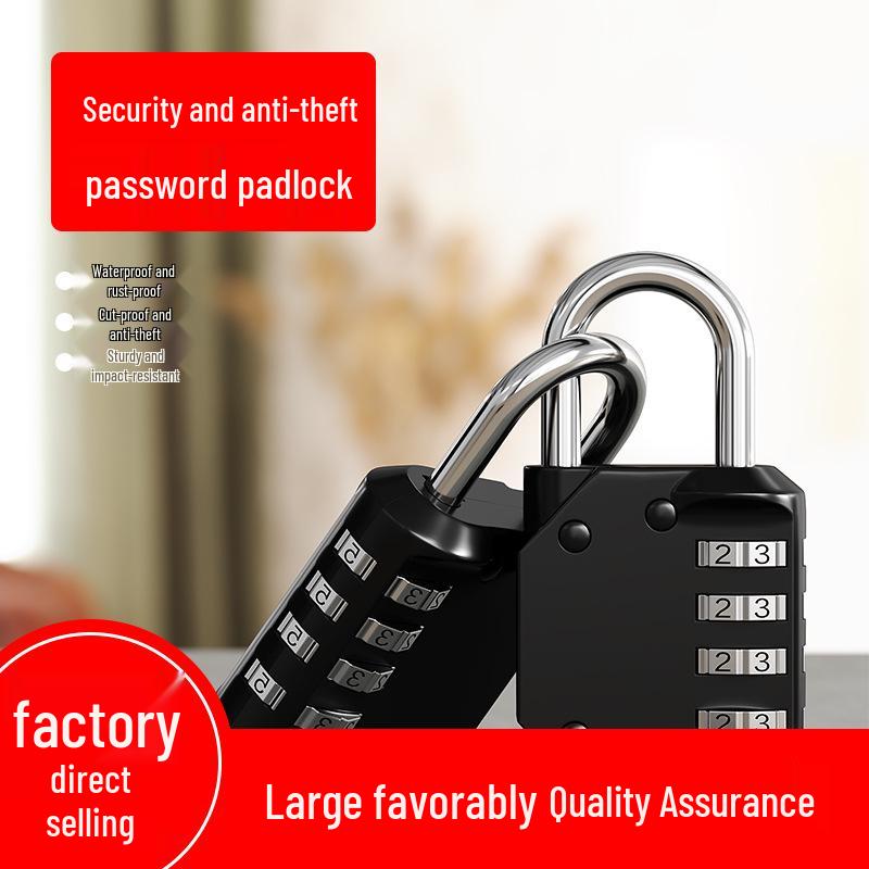 Lucchetto Impermeabile e Antiruggine con Impronta Digitale e Password per Case, Dormitori e Magazzini - Sicurezza Antifurto