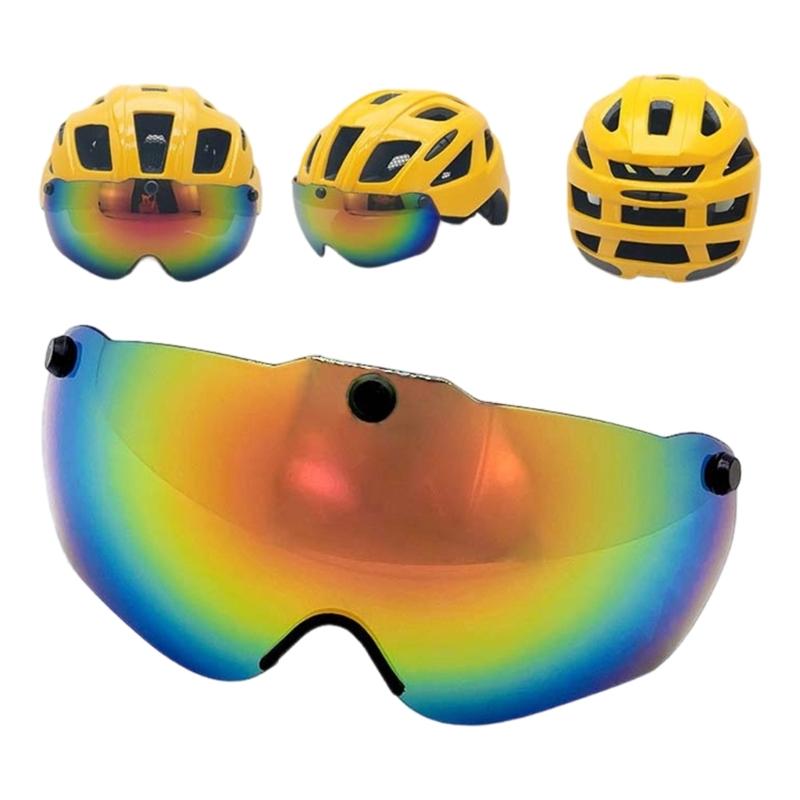 Magnetic Visors Lens For Motorcycle Helmets Featuring High Transparency Anti Fog Coating And Easy Installation PC Lens