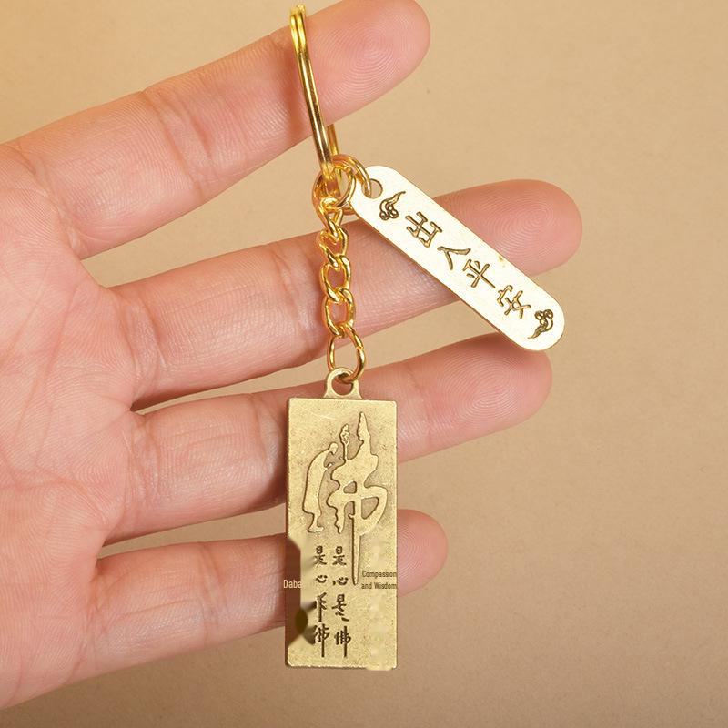 Nøkkelring, Lommebok, Baifu-krukke, Eple, Pixiu, Støvbrett, Buddha-amulett, Bilnøkkelanheng, Naturskjønt suvenir, Gatebod, Nattmarkedsartikkel.