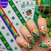 Zhengxiang St. Patrick's Day Clover Nail Art Stickers - DIY Adhesive INS Style