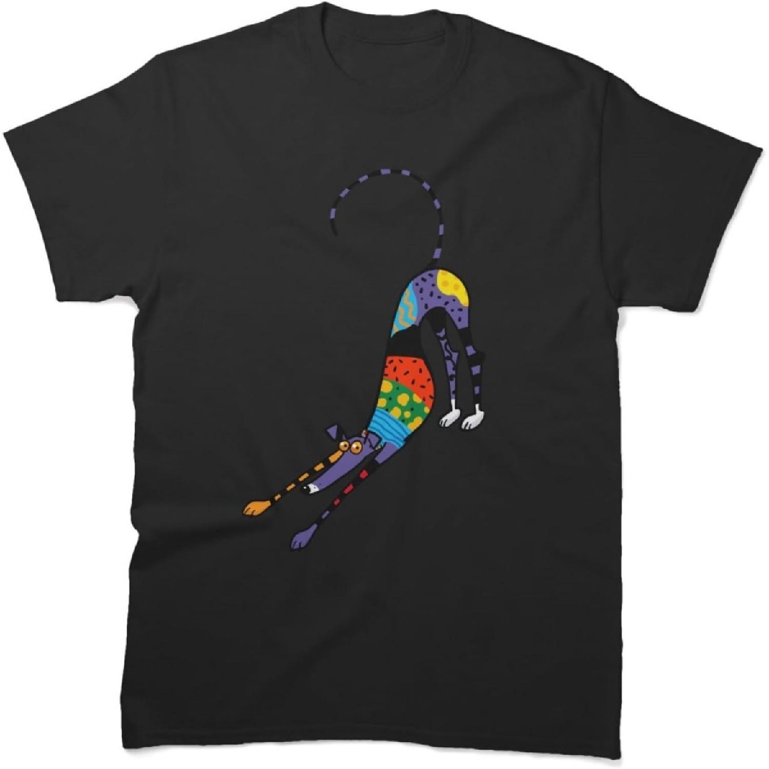 

Redbubble Graphic T-Shirt –Greyhound Dad, Kaleidoscope, Scorpio Hound, Wimbledon – Soft Cotton, Unisex Fit – by RichSkipworth XXXXXL чорний